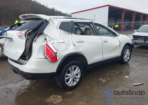 2016 Nissan Rogue Sv z USA, uszkodzony, nr VIN 5N1AT2MV4GC889239